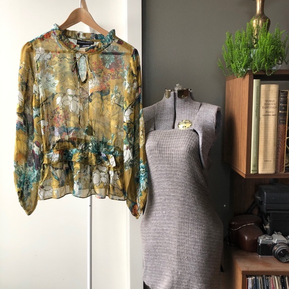 Hemant & Nandita ✨ Anthropologie Keystone Blouse - Picture 2 of 6
